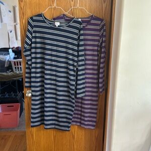 2 nwt large lularoe Debbie